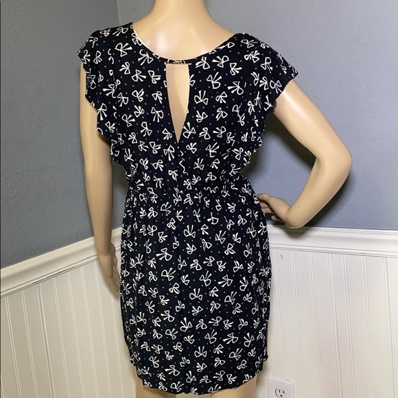 Lush M Bow Black Dress. - Picture 6 of 12